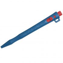 Detectable HD Retractable Pens - Cryo Ink (Pack of 50) - Blue Ink, Blue Housing, Lanyard