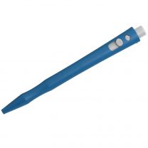 Detectable HD Retractable Pens - Gel Ink (Pack of 50) - Blue Ink, Blue Housing, no Clip