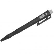 Detectable HD Retractable Pens - Gel Ink (Pack of 50) - Black Ink, Black Housing, Clip