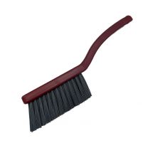 Metal Detectable Resin-Set Hand Brush with Soft Bristles - Red