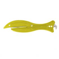 Detectable Safety Knives SK108 with Hook Blade (Pack of 5) - Yellow