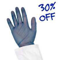 Metal Detectable Disposable Vinyl Gloves