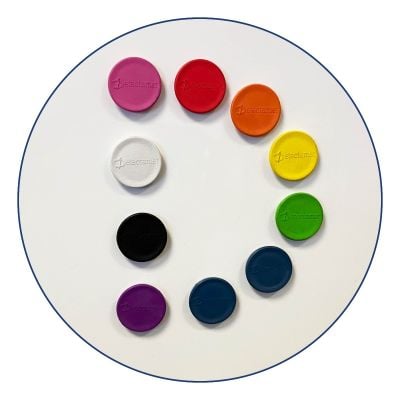 Metal Detectable Whiteboard Magnets (Pack of 10)