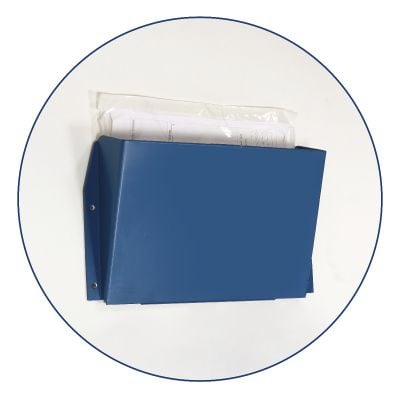 Detectable Wall Mountable File Pocket / Holder