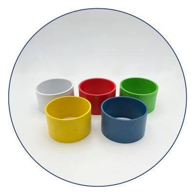 Metal Detectable Tubes/Cores - Available in 5 colours!