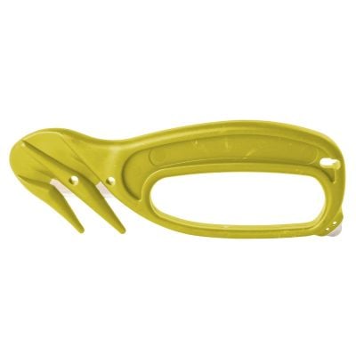 Detectable Safety Knives with Enclosed Blades and Tape Cutter SK107 (Pack of 5) - Yellow