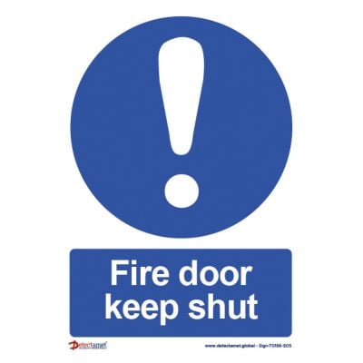 Fire Door Keep Shut Sign