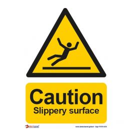 'Caution Slippery Surface' Sign | Workplace Health and Safety Signs ...