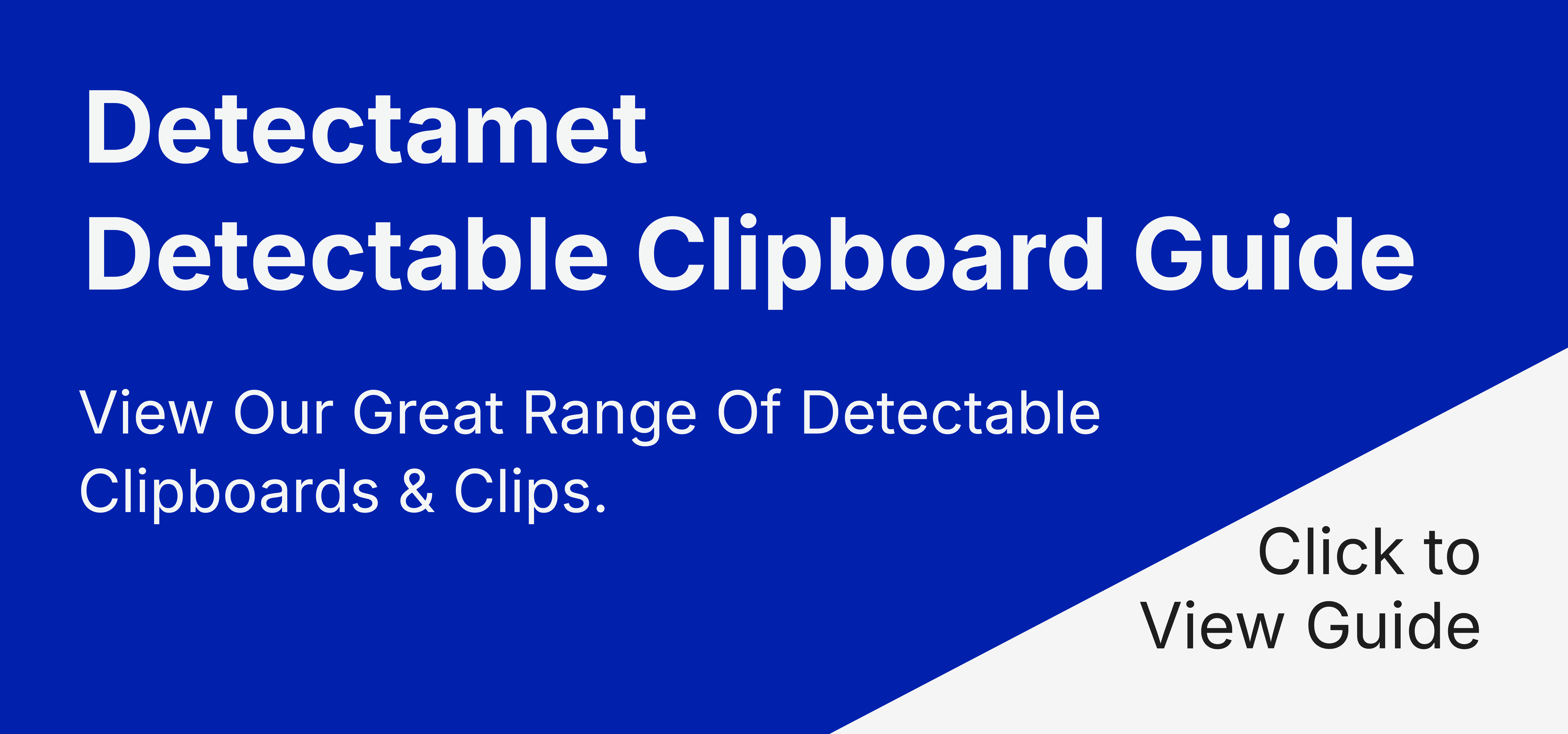 Detectamet Clipboard Guide